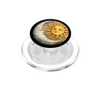 Empuñadura artística cósmica mística Celestial Sun Moon Yin Yang PopSockets PopGrip para MagSafe
