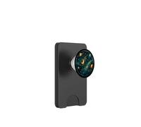 Empuñadura artística Espacial de la Galaxia Celestial, la Luna, Las Estrellas y los Planetas PopSockets PopWallet para MagSafe