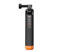 Empuñadura con disparador remoto resistente al agua hasta 15 m con correa para la muñeca para iPhone 12/11/10/9/8 y cámaras.