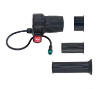 Empuñadura de acelerador ajustable 23X para bicicletas de montaña eléctricas, palanca dividida ergonómica para afinar velocidad precisa diferentes tipos de terreno