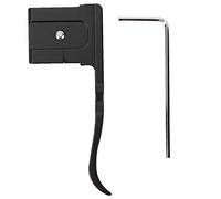 Empuñadura de Aleación de Aluminio para Cámara Fuji XT30, Estable, Duradera, Equilibrio Mejorado, Proporciona Flexibilidad para ángulos de Disparo, Fácil de Instalar, Negro,