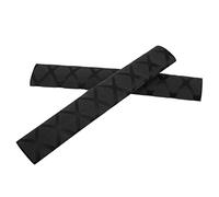 Empuñadura de Baquetas, 1 par de Empuñaduras de Baquetas Cubierta de Mazo de Baquetas Accesorio de Instrumento de Polietileno Antideslizante (Negro) Accesorios De Modelo