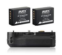 Empuñadura de batería compatible con Fujifilm X-T1 + 2 baterías NP-W126S perfectas para fotos en formato vertical