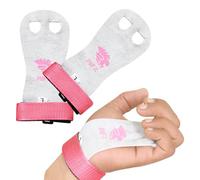 Empuñadura de cuero para palma, empuñadura de gimnaia, muñequera, empuñadura de dominada, protector de palma, correa de muñeca para niña, niño, jóvene, empuñadura de barra de gimnaio, levantamiento