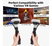 Empuñadura de extensión de brazos largos Gorilla Tag para el control Meta Quest 2 Quest Rift S Beat Saber, Supernatural