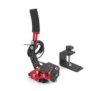 empuñadura de freno Para PS4 PS5 PC Freno de mano Para juegos de carreras SIM Para Logitech G29 Acero y aluminio RALLY Ajustable Para PC Windows DIRT(Red)