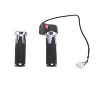 Empuñadura de manillar de bicicleta eléctrica, acelerador de giro alto, medio, bajo, 3 velocidades, 1 par