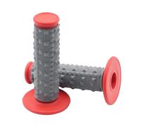 Empuñadura de Manillar para Motocicleta ATV, Mango de Freno de Gel de partículas Grandes de 22mm y 7/8 Pulgadas, Compatible con Universal(Red)