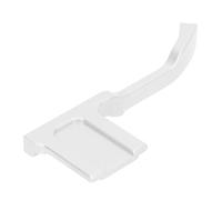 Empuñadura de metal con reposapiés para pulgar hacia arriba para GFX-50R Soporte para reposapiés de aleación de aluminio con protector de cubierta de zapata para cámara sin espejo (Plata)