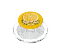 Empuñadura de teléfono Squeeze The Day Lemon Slice Citrus PopSockets PopGrip para MagSafe