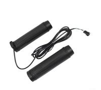 Empuñadura del acelerador de pulgar para bicicleta eléctrica con cambio automático, cable SM-3A impermeable de 3 pines, mango ergonómico de aleación de aluminio para bicicleta eléctrica, negro (SM-3A)