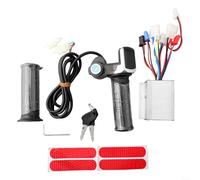 Empuñadura del acelerador del controlador para motor cepillado EBike y para scooter eléctrico compatible con 24V/36V/48V y niveles de potencia 250W/350W/500W/1000W (24V250W)