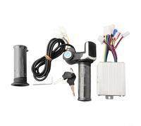 Empuñadura del acelerador eléctrico para scooter con controlador de motor cepillado, mango de control de velocidad de bicicleta eléctrica de 24 V, 36 V, 48 V, piezas de repuesto de 250 W, 500 W, 1000