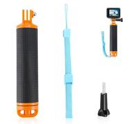 Empuñadura flotante para cámaras de acción, mango impermeable compatible con EK7000/Brave 4/Brave 7 LE/GoPro Hero 12/11/10/9/Max/DJI Osmo Action, palo flotante antideslizante para deportes acuáticos