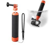 Empuñadura flotante para Insta360 X4/X3, Hero 12/11/10/9, DJI Action 5 Pro/4/3 - Mango flotante antifregadero con correa de muñeca, montaje de tornillo de 1/4 pulgadas, agarre de esponja suave