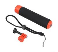 Empuñadura flotante para Insta360 X5/X4 y DJI Action Monopod impermeable con correa para la muñeca, rosca de 3 puntas y rosca de 1/4 pulgadas para tomas subacuáticas
