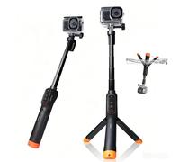 Empuñadura Flotante Selfie Stick trípode Impermeable Extensible Selfie monopod Mango con Mando a Distancia Bluetooth para dji Osmo Action 6 5 Pro 4 Black Action Camera con Amplificador de señal