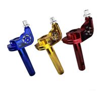 Empuñadura Giratoria Aluminio Anodizado para Motocicleta(Red)