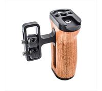 Empuñadura lateral para cámara DSLR, empuñadura de madera con zapata fría, para lado izquierdo y derecho