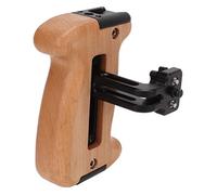 Empuñadura para Jaula de Cámara DSLR, Mango Superior de Madera con Montura para Zapata Fría, Ligero y Ergonómico - Versátil para Micrófono y Luz de Relleno, Fácil de Transportar