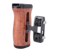 Empuñadura para Jaula De Cámara, Mango De Madera Ajustable, Tornillo De 1/4 Pulgada, Montura Lateral - Comodidad Ergonómica, Instalación Flexible, para Fotografía Profesional