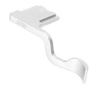 Empuñadura para Pulgar con Zapata Caliente, empuñadura de Metal para Pulgar hacia Arriba, Compatible con cámara Fuji X-T5 X-T4 X-T3 X-T30 X-T20 X-T10, sujeción Segura de aleación (Silver)