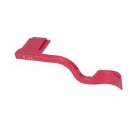 Empuñadura para Pulgar hacia Arriba para Cámara, Soporte de Mano de Aleación de Aluminio, Cubierta a Prueba de Polvo para Zapata Caliente para Cámara ZFC ZF, Empuñadura (Rojo)