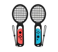 Empuñadura para raqueta de tenis Mario Switch - Paquete de 2, mango Joy-Con activado por movimiento para Mario Tennis Aces y juegos deportivos,
