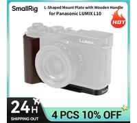 Empuñadura SmallRig L10 de madera en forma de L para cámara Panasonic L10, placa de liberación rápida integrada para cambio rápido Arca en trípode Black 5942