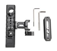 Empuñadura Superior con Mango para Jaula de cámara Universal, con Deslizador extraíble de 36 mm, Montura de Zapata fría y Orificios para Tornillos de 1/4 y 3/8 de Pulgada,