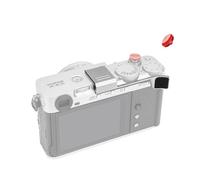 Empuñadura Thump Up con Cubierta Completa para Zapata metálica y botón de obturación de JJC, Compatible con Las cámaras Fujifilm X-E5 y XE5, empuñadura de Silicona Thump Hand Grip Anti-Dust, Plata