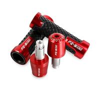 Empuñaduras Antideslizantes De 7/8'' Para Manillar De Motocicleta, Con Tapón Para FZS150 FZS 150 2016 2015 2014 2013 2014 2015(Red)