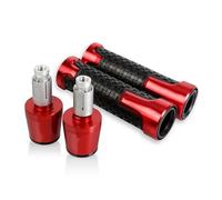 Empuñaduras Antideslizantes De 7/8'' Para Manillar De Motocicleta, Con Tapón Para VT750CD, VT750DC, Shadow ACE 750 (1998-2002).(Red)