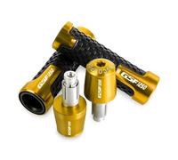 Empuñaduras Antideslizantes De 7/8'' Para Manillar De Motocicleta, Tapones Para SUZUKI GSR400 GSR600 GSR750 GSR 750 600 400(Gold)