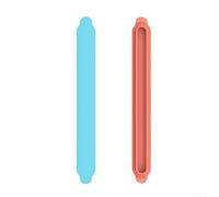 Empuñaduras antideslizantes para el pulgar Switch 2 Pro - Cubiertas de agarre para juegos de alta fricción en 3 tamaños - Mejora el control con diseño ergonómico de silicona (azul rojo)