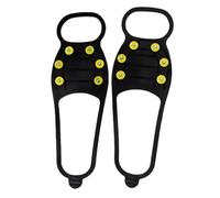 Empuñaduras antideslizantes para hielo y nieve, herramienta de talón resistente al desgaste, garras para zapatos de agarre de hielo, para mujeres y hombres, para invierno, senderismo, escalada