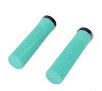 Empuñaduras antideslizantes para manillar de bicicleta de montaña de goma ergonómica para mayor comodidad y control (azul lago)