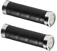 Empuñaduras De Cuero Delgadas Brooks Negras 130/130mm