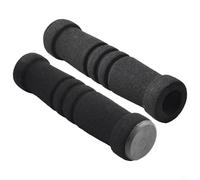 Empuñaduras de espuma para manillar de bicicleta de montaña y bicicleta de carretera, diseño de bloqueo seguro, esponja antideslizante, se adapta a 20 mm a 25 mm de diámetro, fácil de instalar, 12 cm