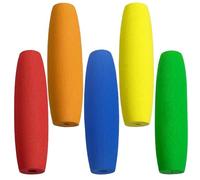 Empuñaduras de gancho de ganchillo, agarre de gancho de ganchillo ergonómico Multicolor, mango de agarre de espuma EVA suave, suministros de punto y, 5 uds.