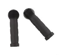 Empuñaduras de goma para manillar de bicicletas y scooters infantiles, 1 par de mangos de bicicleta antideslizantes fáciles de instalar en varios colores, incluyendo azul, rosa, cian, negro, verde