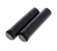 Empuñaduras de manillar de bicicleta, espuma suave de silicona para manillar de bicicleta, para un mejor agarre y fácil limpieza después de su uso (negro)