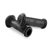 Empuñaduras de manillar de goma de 22 mm para niños, bicicletas, scooters y triciclos, antideslizante, enfoque de rendimiento (negro)