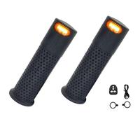 Empuñaduras de manillar de scooter eléctrico con intermitentes, compatibles con Xiaomi M365/Pro 1S/Pro 2/Mi3, luces de seguridad antideslizantes