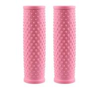 Empuñaduras de manillar de scooter eléctrico, empuñaduras de goma antideslizantes para manillar con un diámetro de 22,2 mm (rosa)