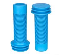 Empuñaduras de silicona suave para manubrio de niños diseñadas para manubrio de 22.2 mm con textura, soporta movimiento controlado (azul)