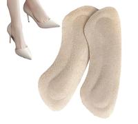 Empuñaduras de talón para zapatos de mujer, almohadillas de gel anticaídas, almohadillas de tacón alto antideslizantes para zapatos de mujer, forros reutilizables para zapatos, protectores de talón