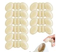 Empuñaduras de talón para zapatos de mujer, protector de talón acolchado, 10 pares, almohadilla de talón acolchada de fuerte adherencia, almohadilla de protección de talón de 6 mm
