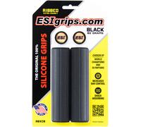 Empuñaduras ESI MTB Estriadas Extra Gruesas De Silicona Negras