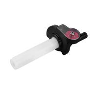 Empuñaduras Giratorias del Acelerador, Empuñaduras Visuales del Acelerador de la Motocicleta de 22 Mm Mango Giratorio del Acelerador de Gas para 50cc-160cc ATV Dirt Bike(Rojo)